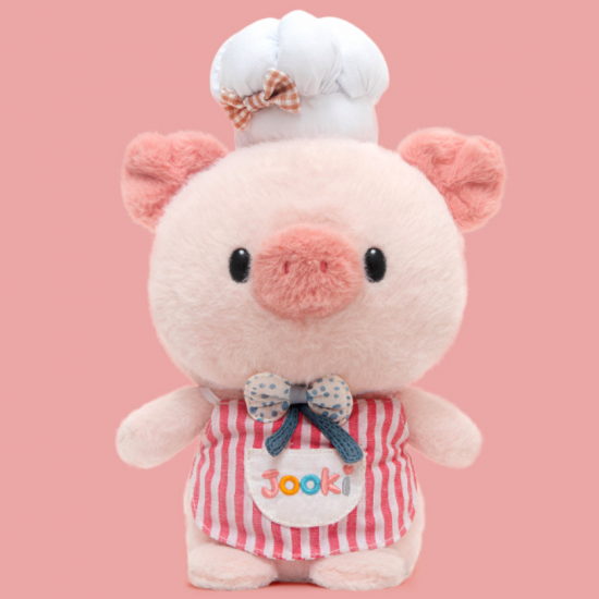 Jooki Animals Chef Pig Plush Toy Gift Jooki Animals Chef Pig Plush Toy Gift