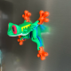 3D Printed Magnetic Frog Refrigerator Magnet - Summer