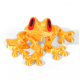 3D Printed Magnetic Frog Refrigerator Magnet - Silk Gold 3D Printed Magnetic Frog Refrigerator Magnet - Silk Gold