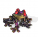 3D Printed Magnetic Frog Refrigerator Magnet - Purple Gold Black 3D Printed Magnetic Frog Refrigerator Magnet - Purple Gold Black