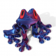 3D Printed Magnetic Frog Refrigerator Magnet - Blue Purple 