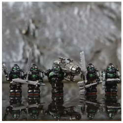 5 Pcs Zombie Dark Sanctuary Legion Building Blocks Compatible with LEGO - Radiation
