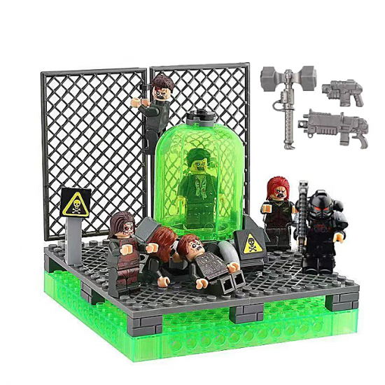 Biochemical Zombie Base Building Blocks Compatible with LEGO - A