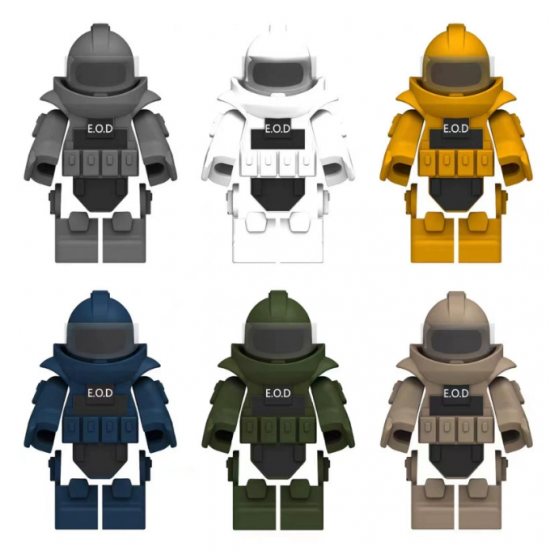 6 Pcs Zombie Biochemical Costume Building Blocks Compatible with LEGO 6 Pcs Zombie Biochemical Costume Building Blocks Compatible with LEGO