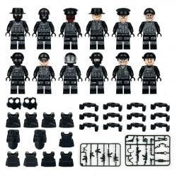 SWAT Military Police Building Block Kit for Kids - 1620