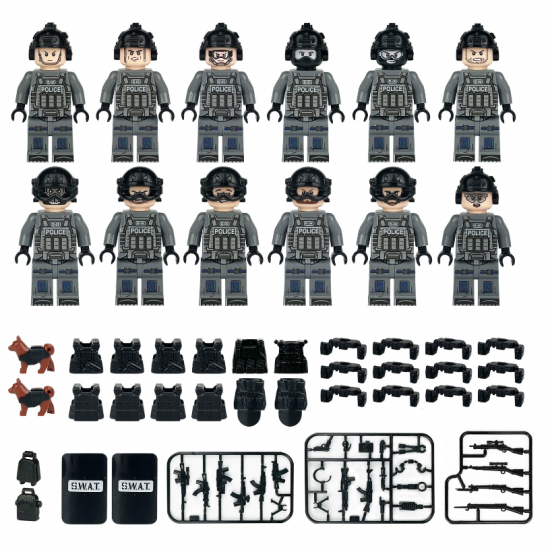 SWAT CTSFO Military Police Building Block Kit for Kids - 1621 SWAT CTSFO Military Police Building Block Kit for Kids - 1621