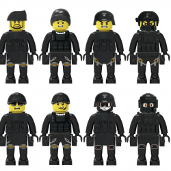 SWAT Military Police Building Block Kit for Kids - 20047