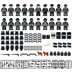 SWAT Military Police Building Block Kit for Kids - M8003
