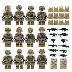SWAT Military Police Building Block Kit for Kids - M8019