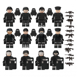 SWAT Military Police Building Block Kit for Kids - M8029
