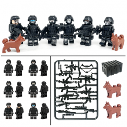 SWAT Military Police Building Block Kit for Kids - M8049