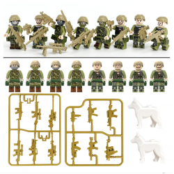 SWAT Military Police Building Block Kit for Kids - M8050