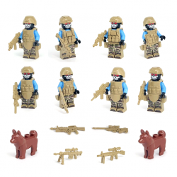 SWAT Military Police Building Block Kit for Kids - M8056