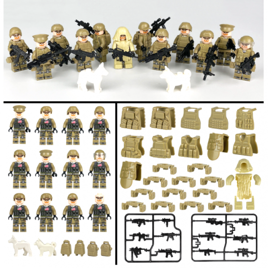 SWAT Military Police Building Block Kit for Kids - M8085