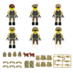 SWAT Military Police Building Block Kit for Kids - M8088