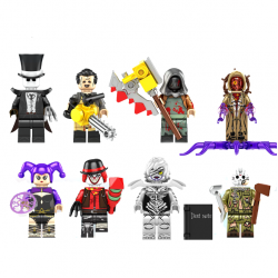 8 Pcs Halloween Series Horror Movie Building Blocks Mini Figures KF6173