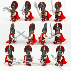 12 Pcs Ancient Roman Soldier Building Blocks Mini Figures M1641