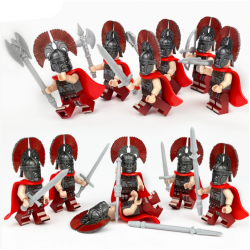 12 Pcs Ancient Roman Soldier Building Blocks Mini Figures M1641
