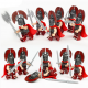 12 Pcs Ancient Roman Soldier Building Blocks Mini Figures M1641