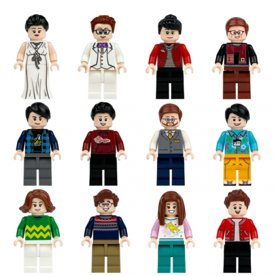 12 Pcs Mini Figures People Building Blocks M8127 12 Pcs Mini Figures People Building Blocks M8127