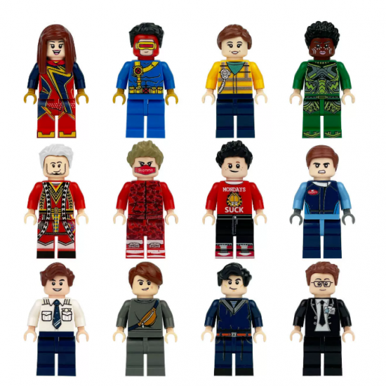 12 Pcs Mini Figures People Building Blocks M8185 12 Pcs Mini Figures People Building Blocks M8185