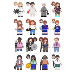 16 Pcs Mini Figures Stranger Things Building Blocks