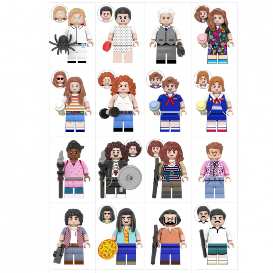 16 Pcs Mini Figures Stranger Things Building Blocks 16 Pcs Mini Figures Stranger Things Building Blocks