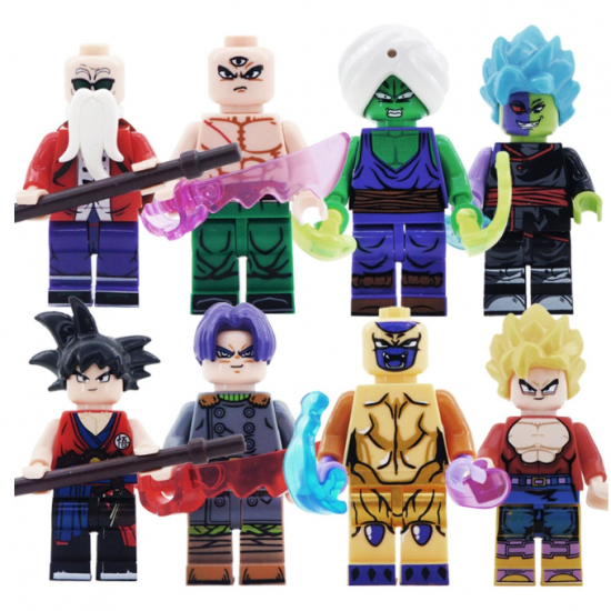 8 Pcs Mini Figures Dragon Ball Building Blocks D 8 Pcs Mini Figures Dragon Ball Building Blocks D