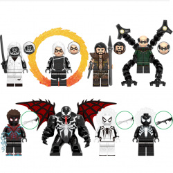 8 Pcs Mini Figures Marvel Super Hero Building Blocks G0162