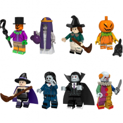 8 Pcs Mini Figures Halloween Building Blocks PG8171