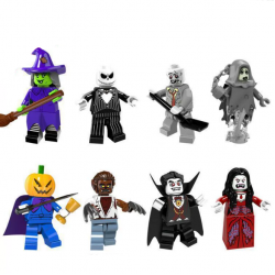 8 Pcs Mini Figures Halloween Building Blocks PG8080