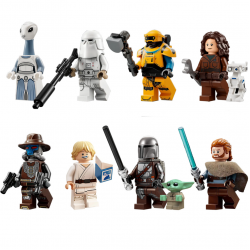8 Pcs Mini Figures Star Wars Building Blocks B