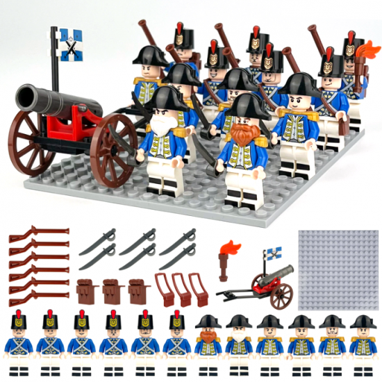 12 Pcs Mini Figures Royal Navy of Europe Building Blocks M8147 12 Pcs Mini Figures Royal Navy of Europe Building Blocks M8147