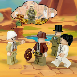 12 Pcs Mini Figures Adventure Rangers Building Blocks M8128