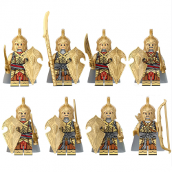 8 Pcs Mini Figures Lord of the Rings Elf Warrior Building Blocks KT1032