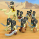 12 Pcs Mini Figures Desert Bandit Camel Building Blocks M8169