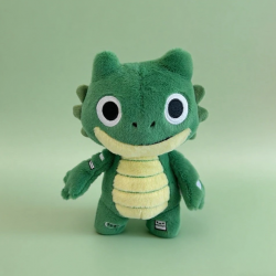 Soft Green Axolotl Salamander Plush Toy