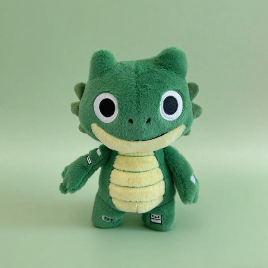 Soft Green Axolotl Salamander Plush Toy