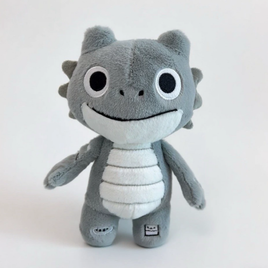 Soft Grey Axolotl Salamander Plush Toy