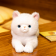 Lying White Cat Plush Stuffed Animal
