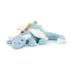 Giant Flying Dragon Cute Stuffed Animal Plush Toy - Baby Blue