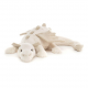 Giant Flying Dragon Cute Stuffed Animal Plush Toy - White