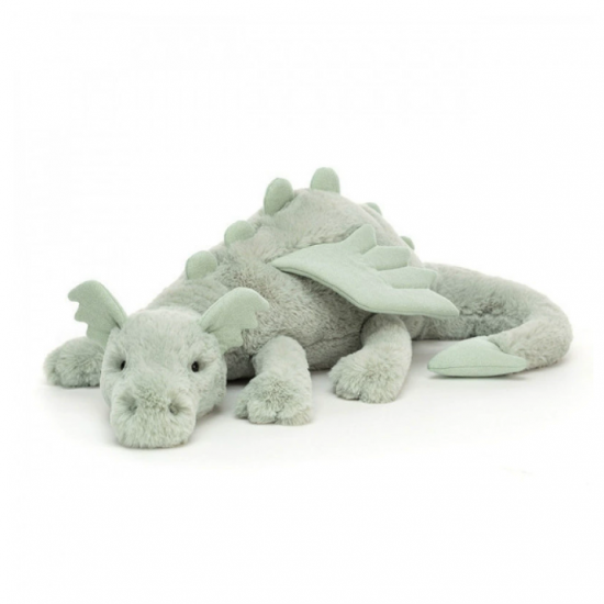 Giant Flying Dragon Cute Stuffed Animal Plush Toy - Green
