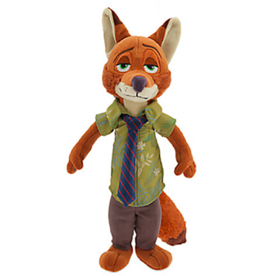 Disney Zootopia Nick Wilde Fox Large Plush Toy - 15 Inch Disney Zootopia Nick Wilde Fox Large Plush Toy - 15 Inch