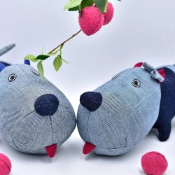 Chinese Zodiac Raw Denim Dog Snoopy