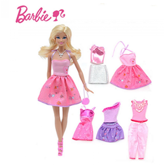 AL Barbie design with gift box