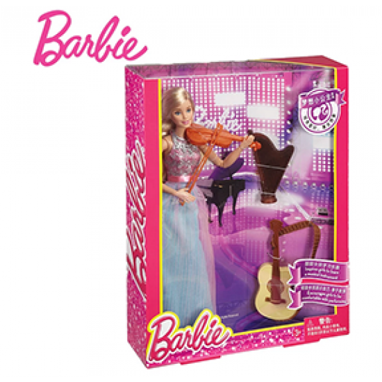 AL Barbie Violin Doll For Girls