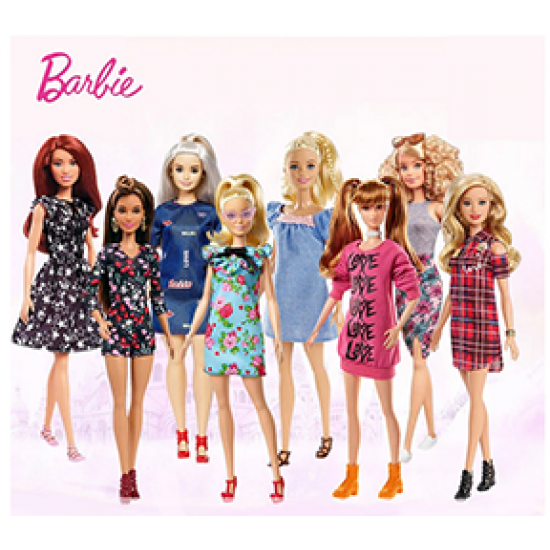 AL Barbie Blonde Fashion Series Barbie Doll Dress Up Set AL Barbie Blonde Fashion Series Barbie Doll Dress Up Set