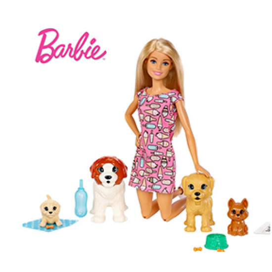 AL Christmas Gifts Barbie Dolls Puppy