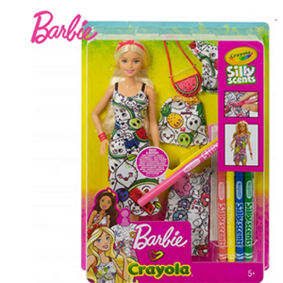 Crayon Barbie  Doodling Skills Barbie Toys